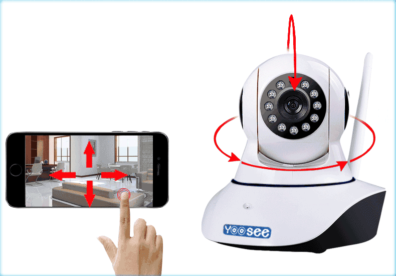 Camera điều khiển quay quét qua điện thoại dễ dàng