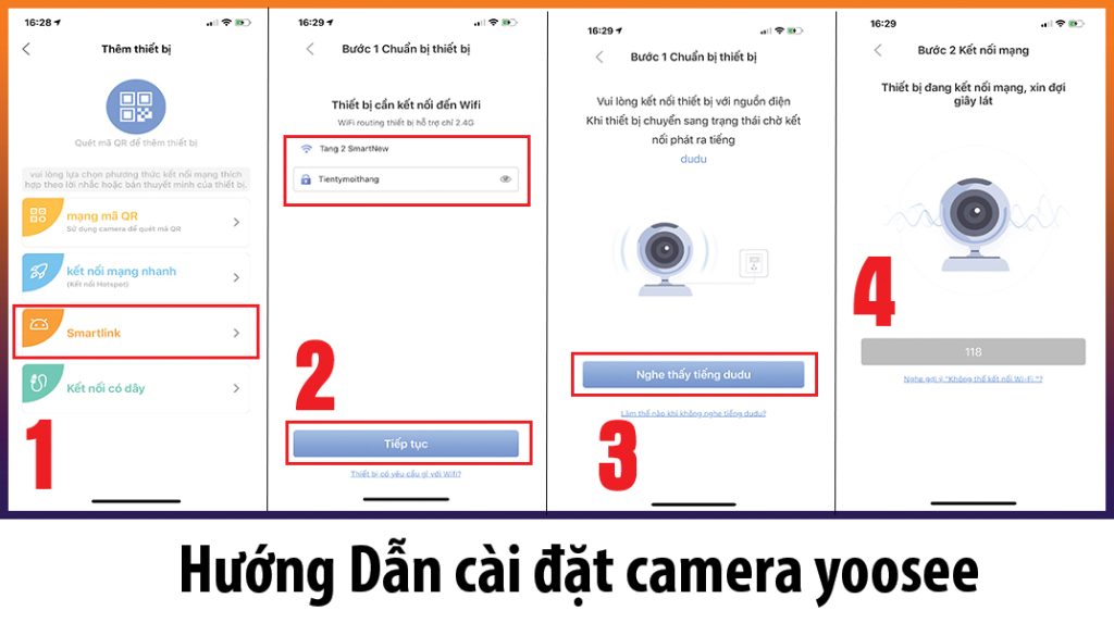 Hướng Dẫn Kết Nối Camera Yoosee Với Điện Thoại