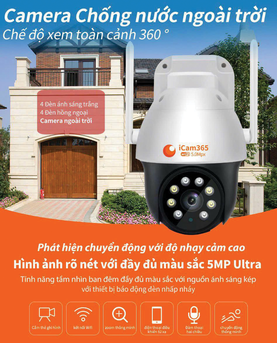 Camera lắp đặt ngoài trời