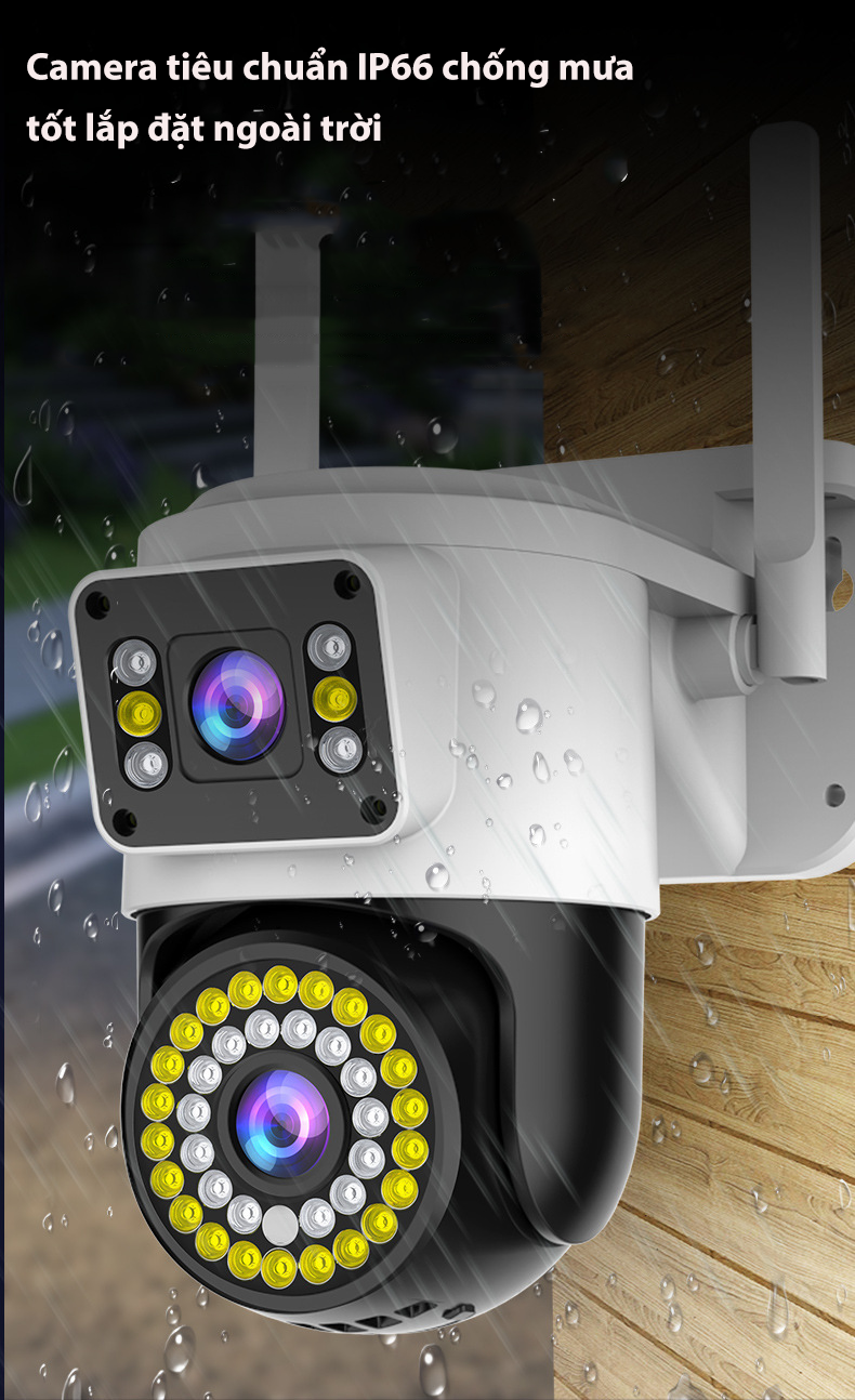 Camera Yoosee lắp đặt được ngoài trời